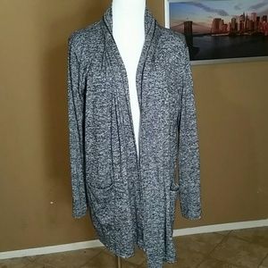 Athleta Long Grey cardigan sweater